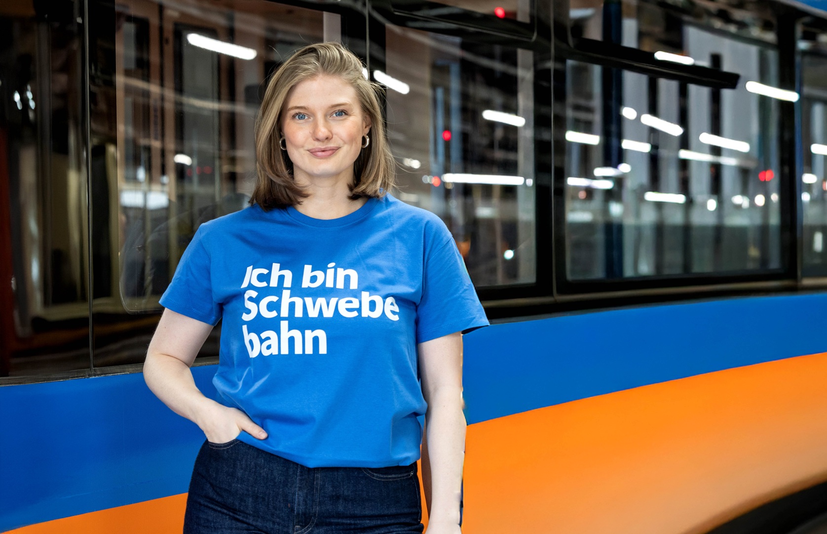 Enzian-Shirt – „Ich bin Schwebebahn“